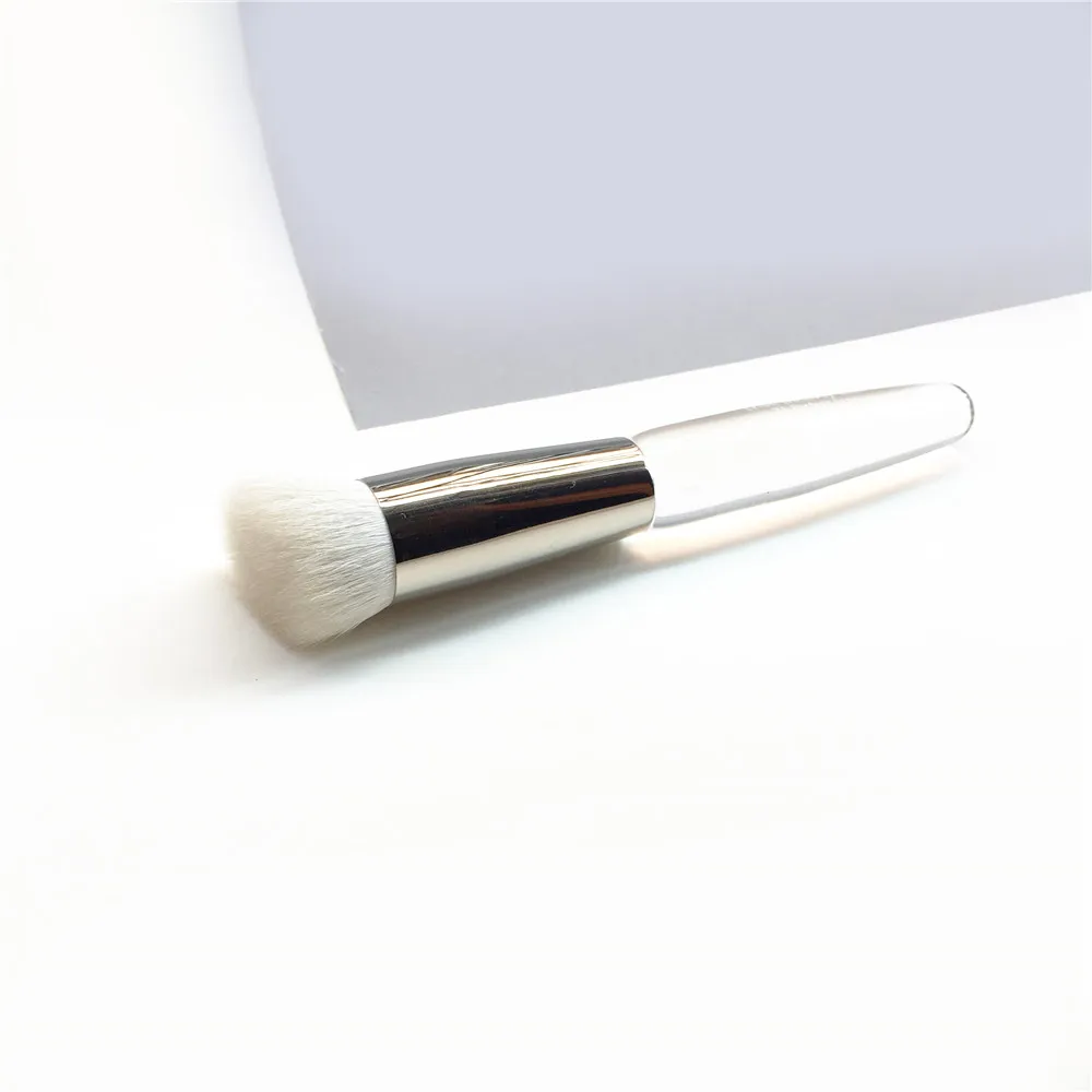 Perfect Face Brush 71 - Soft A++ Goat Hair All-in-one Angled Brush for Foundation Powder Cream bronzer highlighter blush