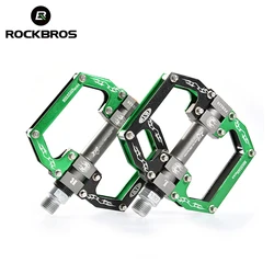 ROCKBROS Cycling MTB Ultralight Bike Bicycle Pedals Mountain Road Bike Part Pedals Aluminum Alloy 3 Styles Bicycle Hollow Pedals