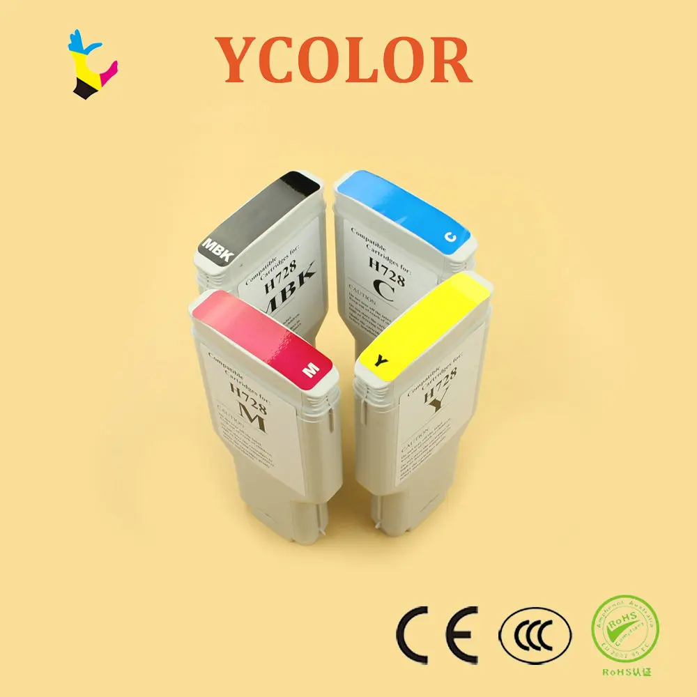 

Brand new 300ml empty ink cartridge for HP 728 cartridge for HP DesignJet T730 T830 with one time chip