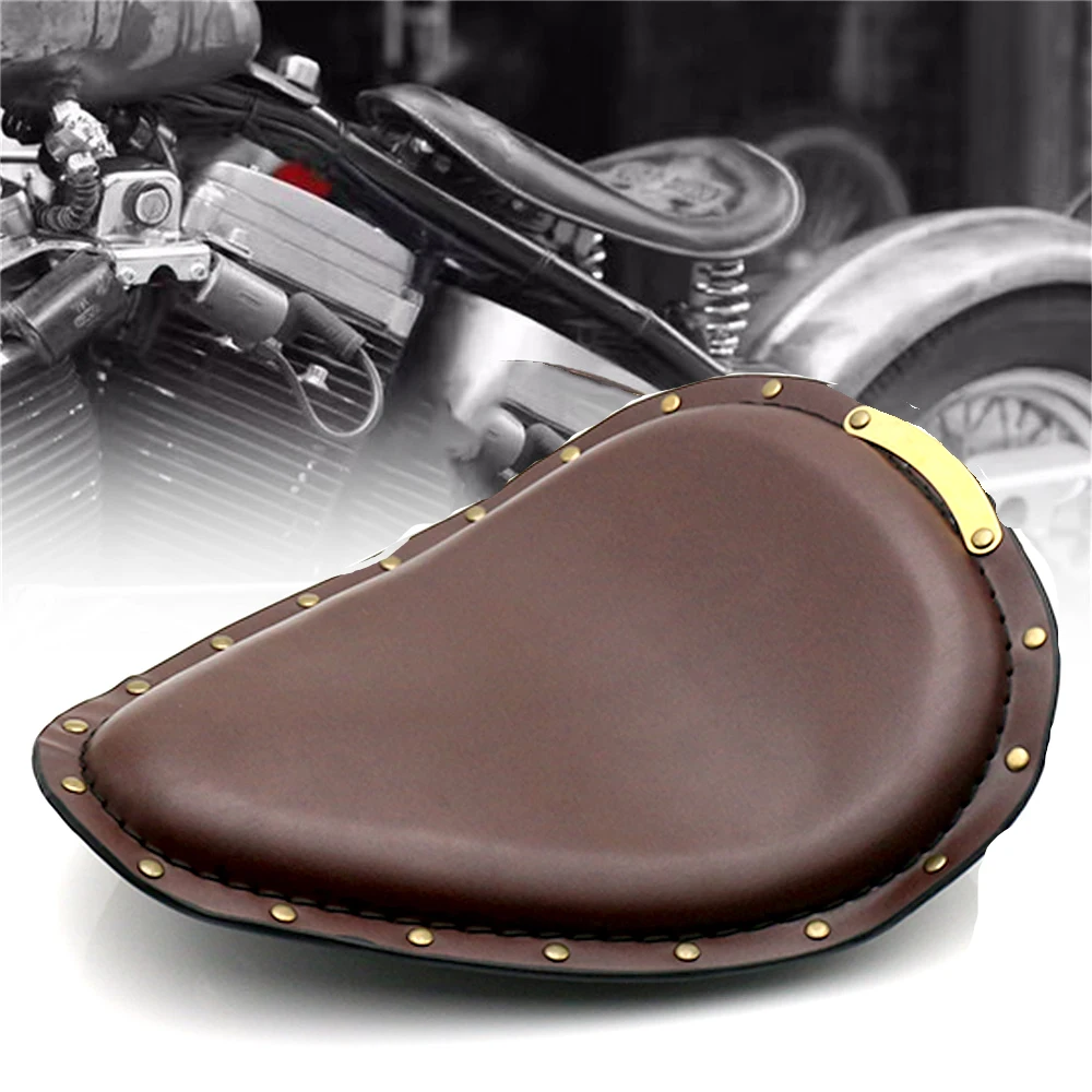 

Мотоцикл Solo седло винтажное для Harley Sportster 883 1200 XL Dyna Chopper Bobber для Honda