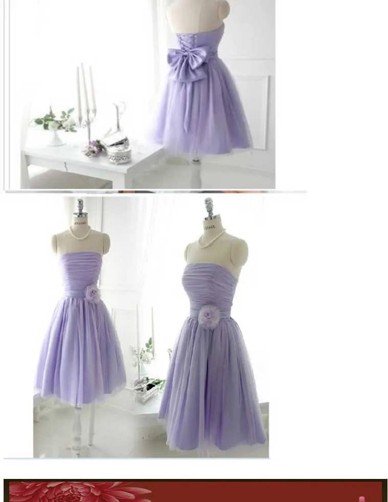 Pleated strapless bridesmaid dress can be customized quality beautiful short wedding dress 2023 New evening dress free shipping