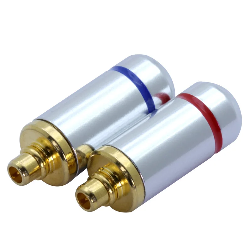 10pcs/lot MMCX Male Plug Earphone Pin Plug Wire Connector for Shure ED5 SE535 Gold Plated MMCX Enthusiasts Jack Wholesales