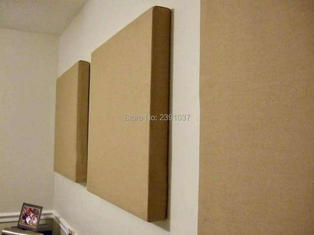 1box 8pieces Acoustic-Panel-Control-Square Acoustic 40x40x5cm Soundproof Panel Home Studio Sound Absorbing Panel Wall Sticker