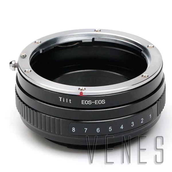 Venes Tilt Lens Mount Adapter/Macro lens adapter Suit For Canon EF to for EOS Camera 70D 600D 5D Mark III 7D mark II 550D 700D