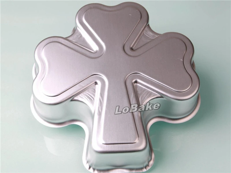 High quality the cross clover shape anodising aluminium alloy mousse cake mould cheese yogurt cakes bread decoration supplies