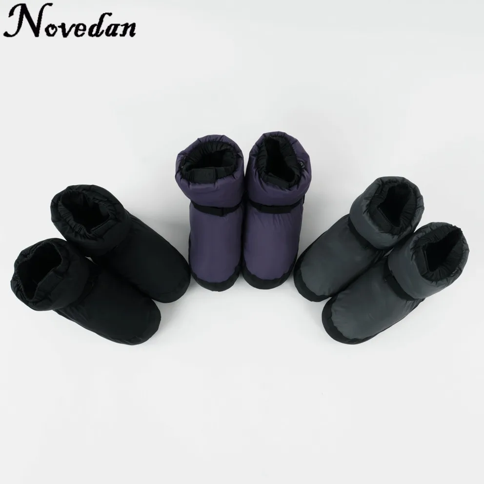 New Ladies Women Black Purple Grey Ballet Castle Flo Ballet Dance Warm Boot Warm-up Booties Size 37-43