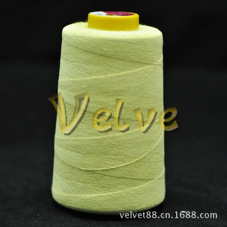 Special line for special purpose fire protection sewing thread for industrial wear resistant and fire resistant clothing