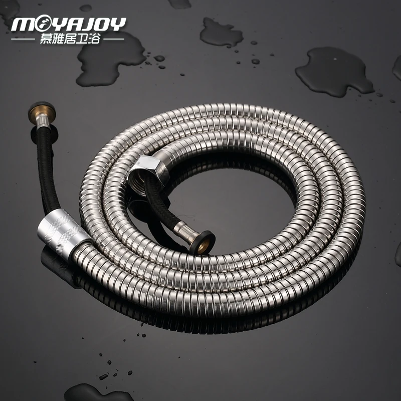 

2015 New Arrival Top Fashion 150cm Mangueira De Led Stainless Steel Shower Hose Nozzle Pull 1.5 Meters Water Heater Fittings