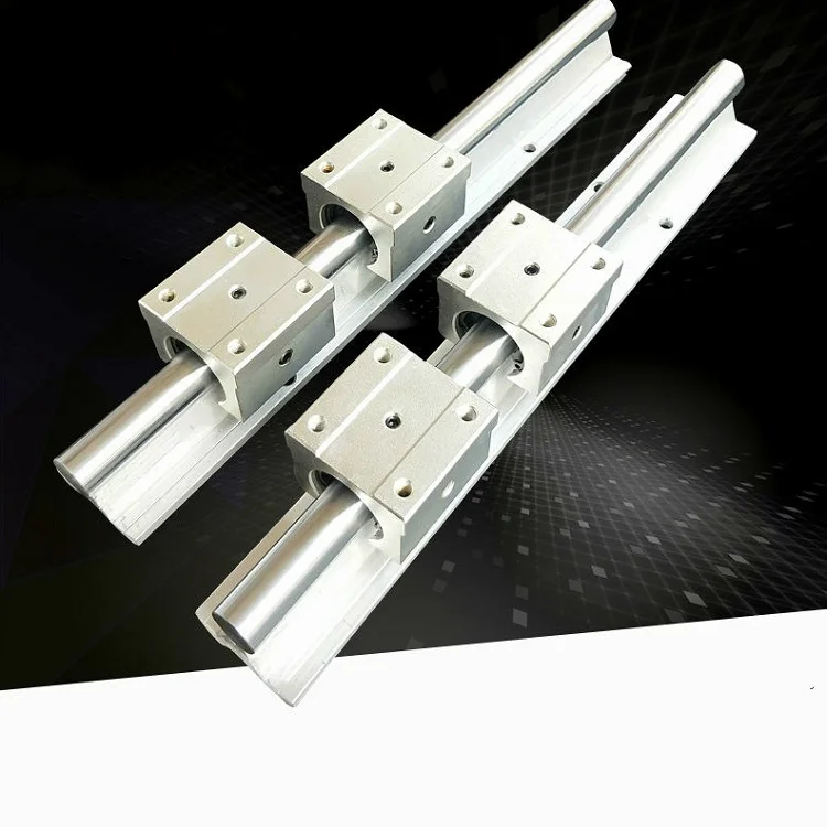 2set SBR16 2000mm support rail linear guide + 4pcs SBR16UU linear blocks beairng for CNC linear rail