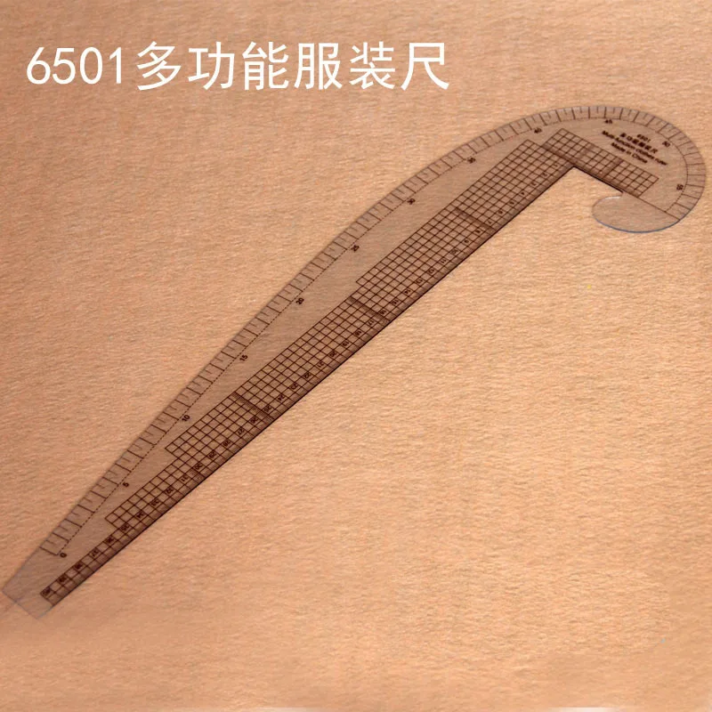 Versatile Garment Pattern Cutting Ruler 58cm built- Foot Costume Design Plate -making Scale Drawings Ruler