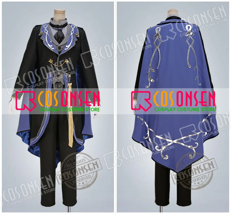 Ensemble Stars Arashi Sakuma Mikezima Reminiscence Monochrome Checkmate COSPLAYONSEN Cosplay Costume Full Set