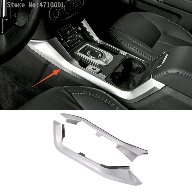 

ABS 3 Type Car Center Console Gear Shift Panel Side Strips Molding Trim Cover For Land Rover Discovery 4 2010-2016 Car-styling