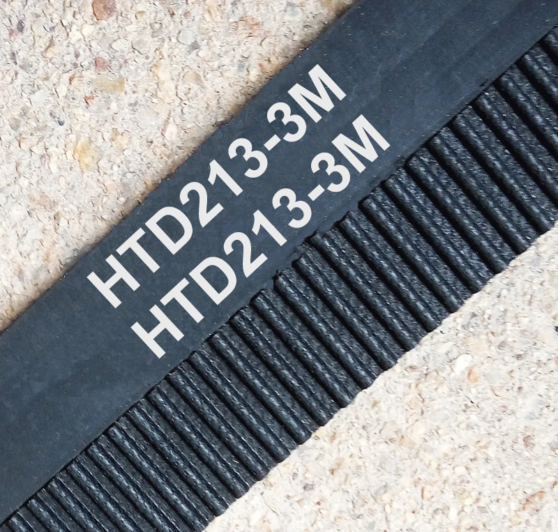 

10 p 213 HTD3M timing belt length 213mm width 9mm 71 teeth rubber closed-loop 213-3M-9 S3M 3M 9 pulley for CNC machine