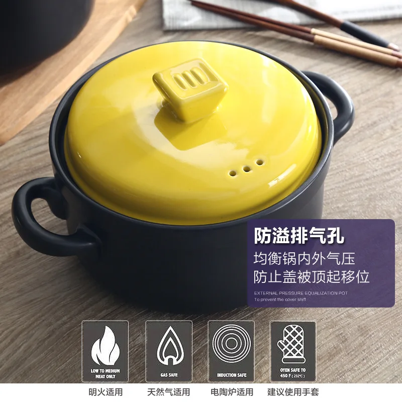 Korean casserole soup pot ceramic pot ceramic pot heat resistant health preserving soup pot