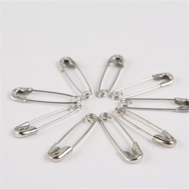 2000 pcs small SILVER Safety Pins for garment SIZE 4/5'' length (18mm)