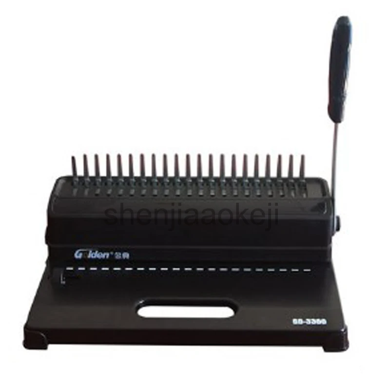 

Manual binding machine comb binder 21 hole file financial binding machine 450-page Paper binding thickness 1pc