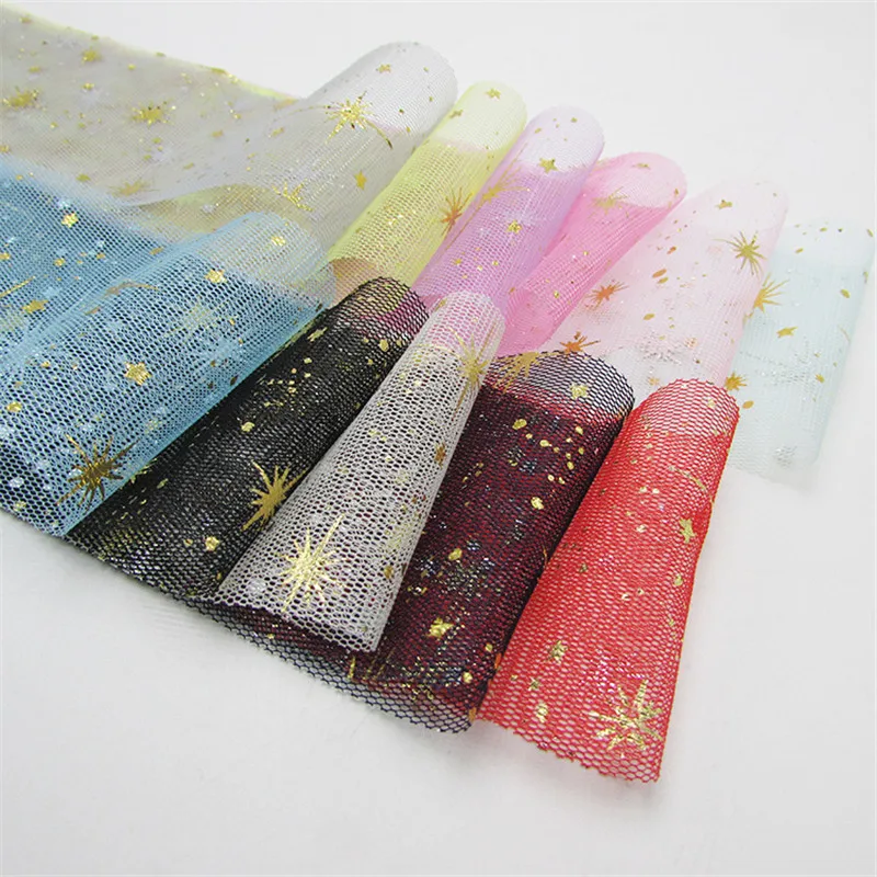 25M(27Yards) Lace Ribbons Roll DIY Craft Supplies Glitter Organza Ribbon Gift Wrapping Bows Maker Materials Gauze Trim Fabric