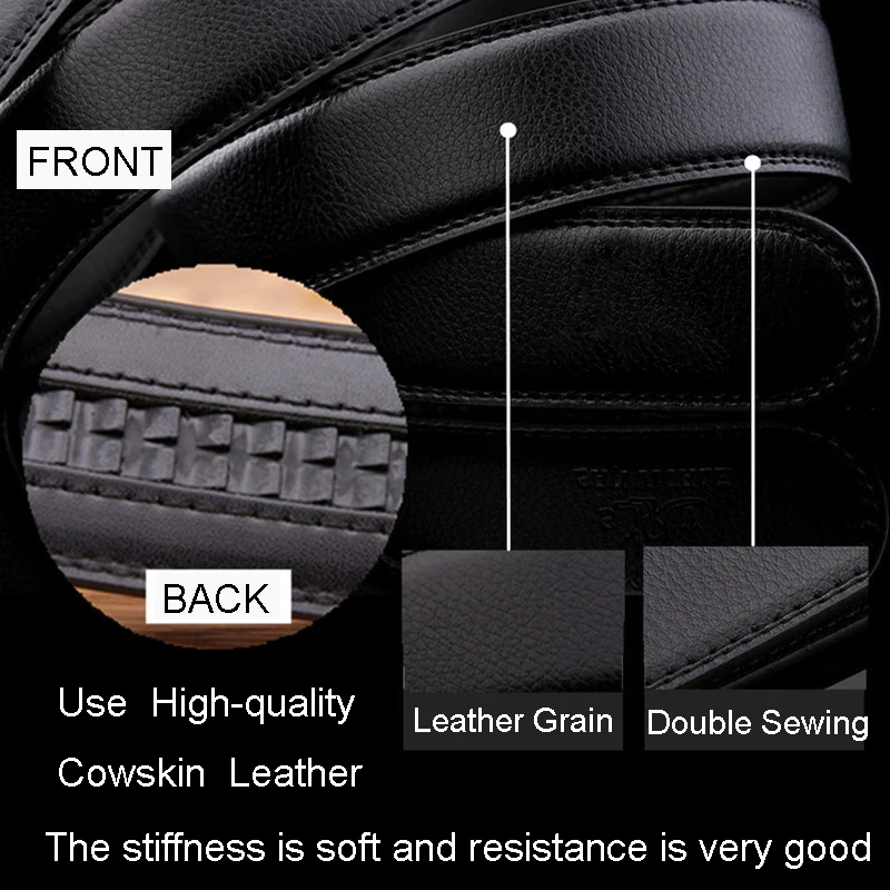 Male automatic buckle belts for men authentic girdle trend men\'s belts ceinture Fashion designer women jean belt Long 110-150