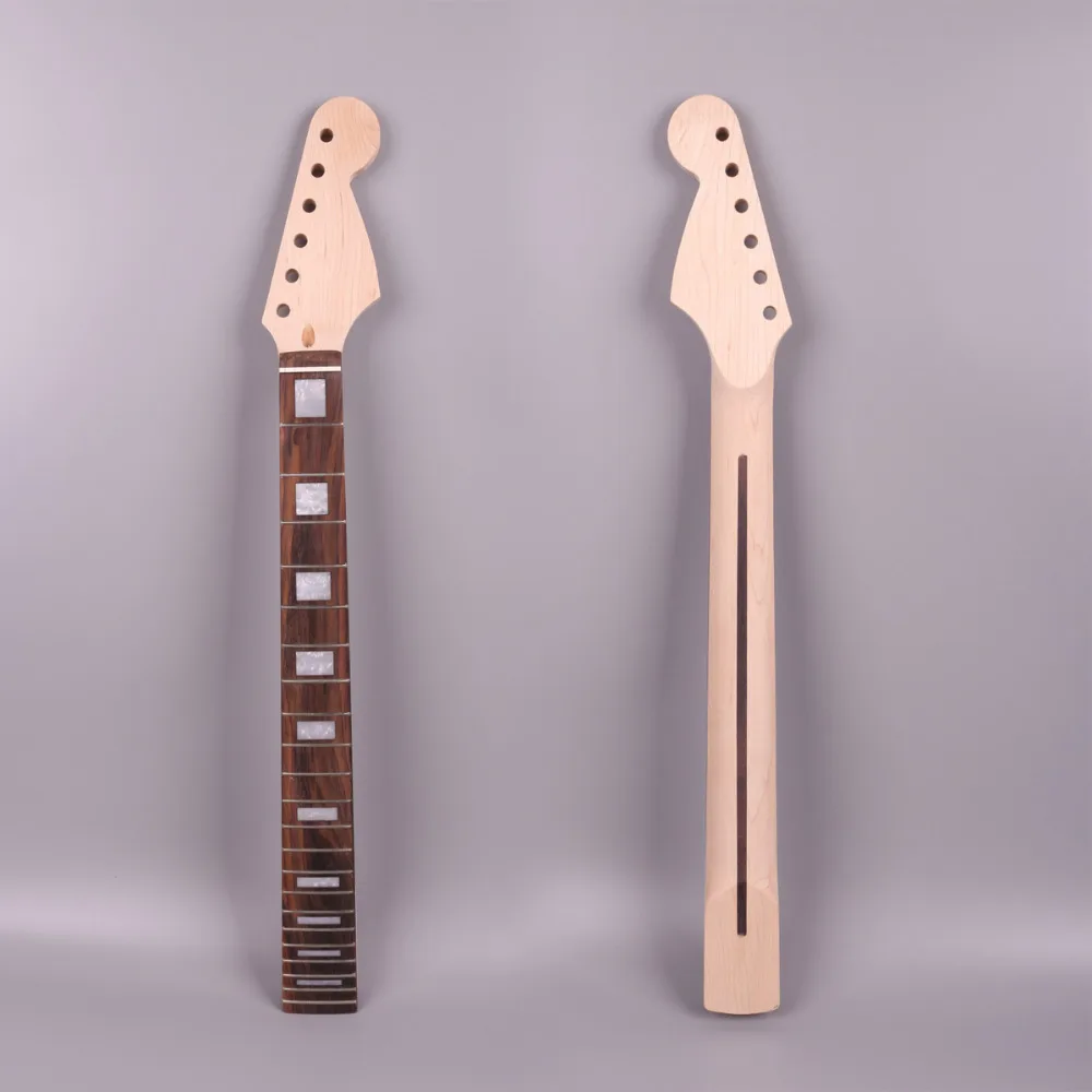 

electric guitar neck unfinished 22 fret 25.5 inch 648mm mahogany made rosewood fingerboard