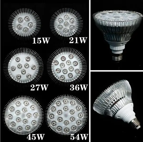 Full spectrum 5W7W9W12W15W18W E27 PAR30 PAR38 LED Grow Light for Flowers Plant and Hydroponic System High Brightness