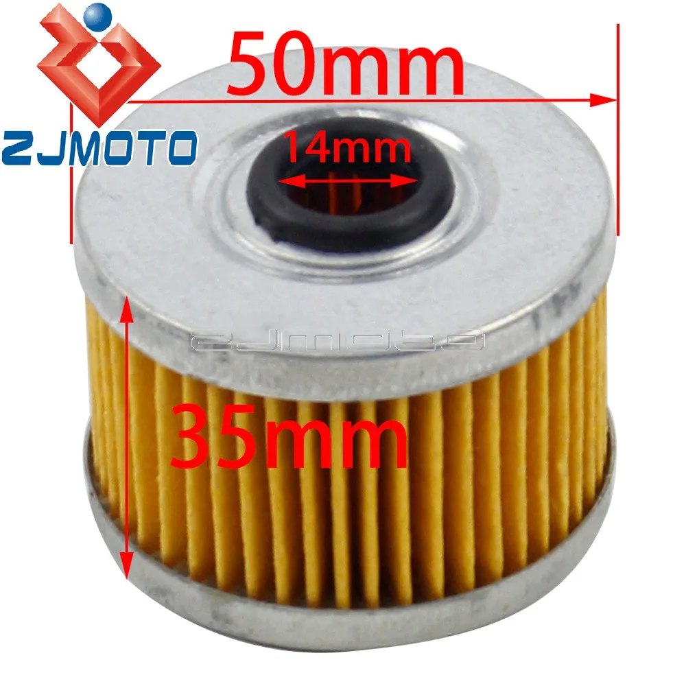 1x Motorcycle HF113 Oil Filter For Honda VT125 C C2 Shadow 1999-2008 XL125 V Varadero 2001-2014 SXS500 M Pioneer 500 2001-2014