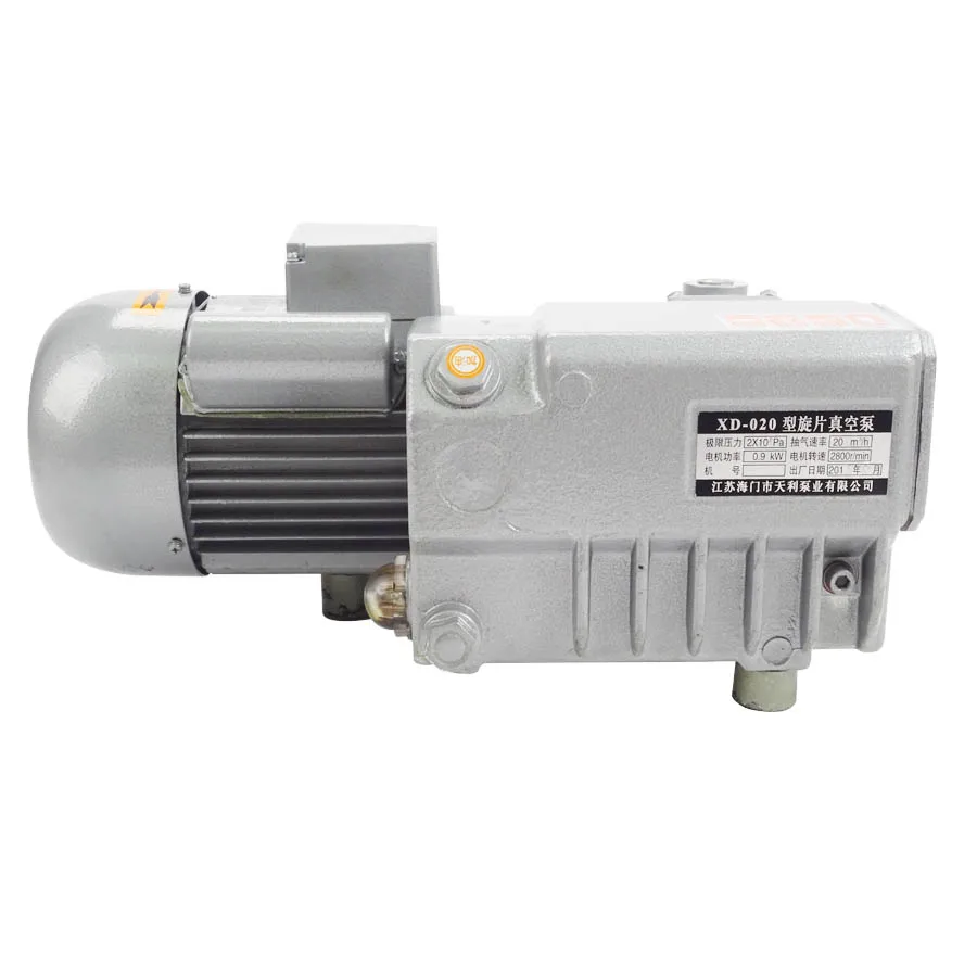 Rotativo a palette pompe per vuoto 220 V/380 V pompe per vuoto pompa di aspirazione di vuoto del motore della macchina XD-020 1 pc
