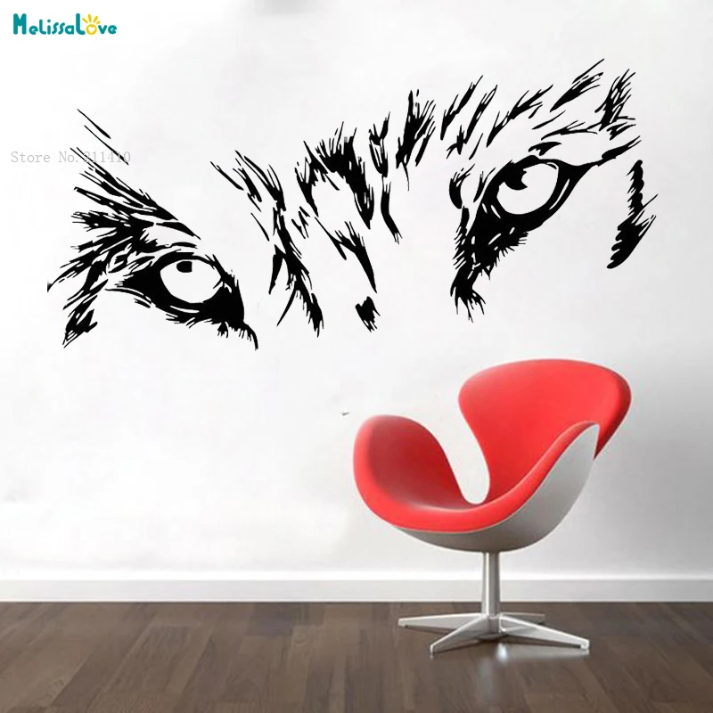 Wolf Beast Werewolf Predator Howl Animals Wall decor Wall Decal sticker Home Decoration Vinyl Art Murals Handmade YT1093