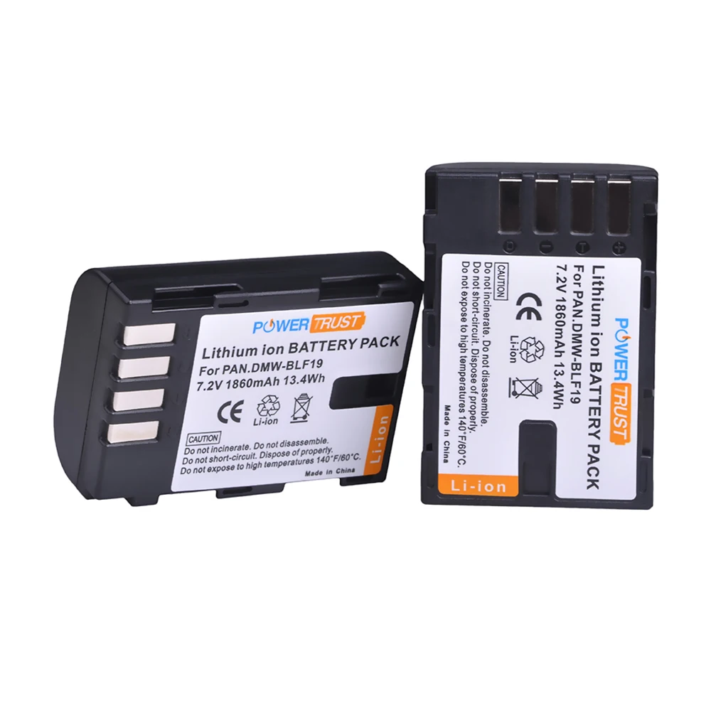 4x 7.2V 1860mAh DMW-BLF19 DMW-BLF19E BLF19 BLF19E BLF19PP DMW-BLF19PP Battery for Panasonic Lumix GH3 GH4 GH5 DMC-GH3 GH4 GH5