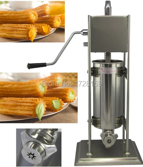 15L spanish churro machine quality churro filling maker machine / churro making machine / spanish churro machine