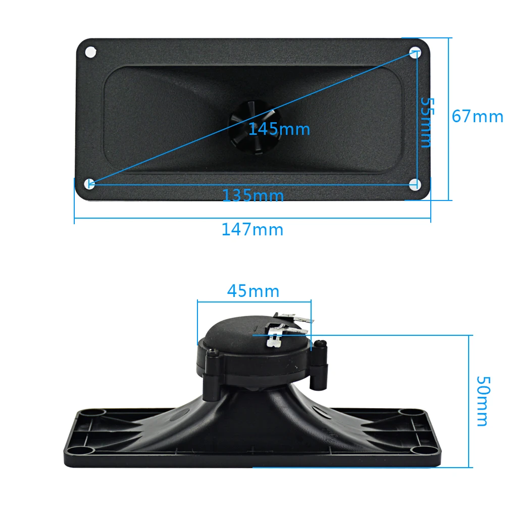 AIYIMA 2 قطعة 146*67 مللي متر كهرضغطية مكبر الصوت بيزو السيراميك المتكلم القرن كهرضغطية الطنان المرحلة مستطيل ثلاثة أضعاف المتكلم 150 واط