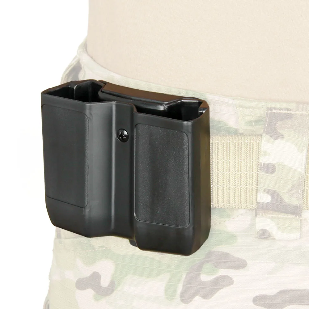 PPT-Double Stack Tactical Pistol Magazine Pouch Case, Universal Pistol Mag Box, PP7-0103