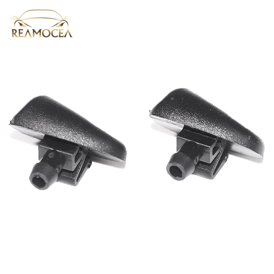 Reamocea 2Pcs 6438Z1 Windscreen Window Wiper Water Washer Jets Nozzles For Peugeot 407 206 2003 2004 2005 2006-2010 Citroen C2