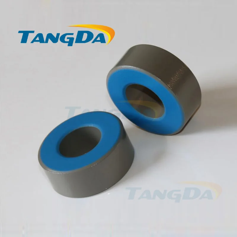 

Tangda Iron powder cores T250-34 OD*ID*HT 64*31.8*25.4 mm 106nH/N2 34ue Iron dust core Ferrite Toroid Core toroidal gray blue