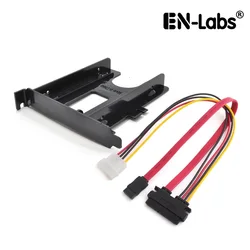 En-Labs SATA Data & Power Combo Cable w/ PCIe / PCI Slot 2.5