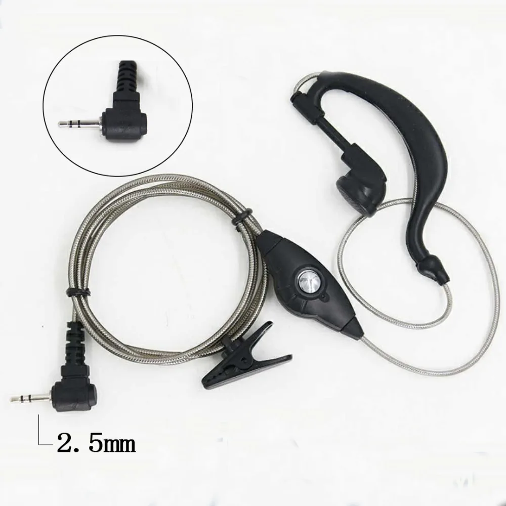 

Ear Hook Earphone Headset PTT Mic For Motorola Talkabout Walkie Talkie 2.5mm 1-Pin TLKR T80 T60 T5410 T5420 T5720 Radio