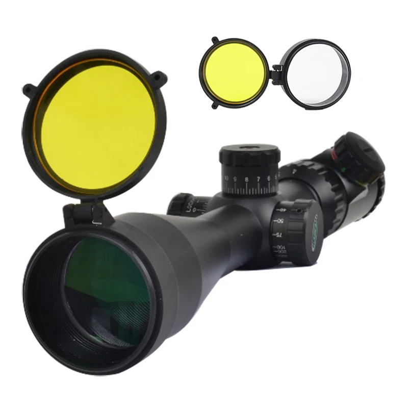 Hunting Caliber Rifle Scope Quick Flip Spring Up Open Lens Cover Dustproof Cap Eye Sight Flip Up Protect Objective Accessories