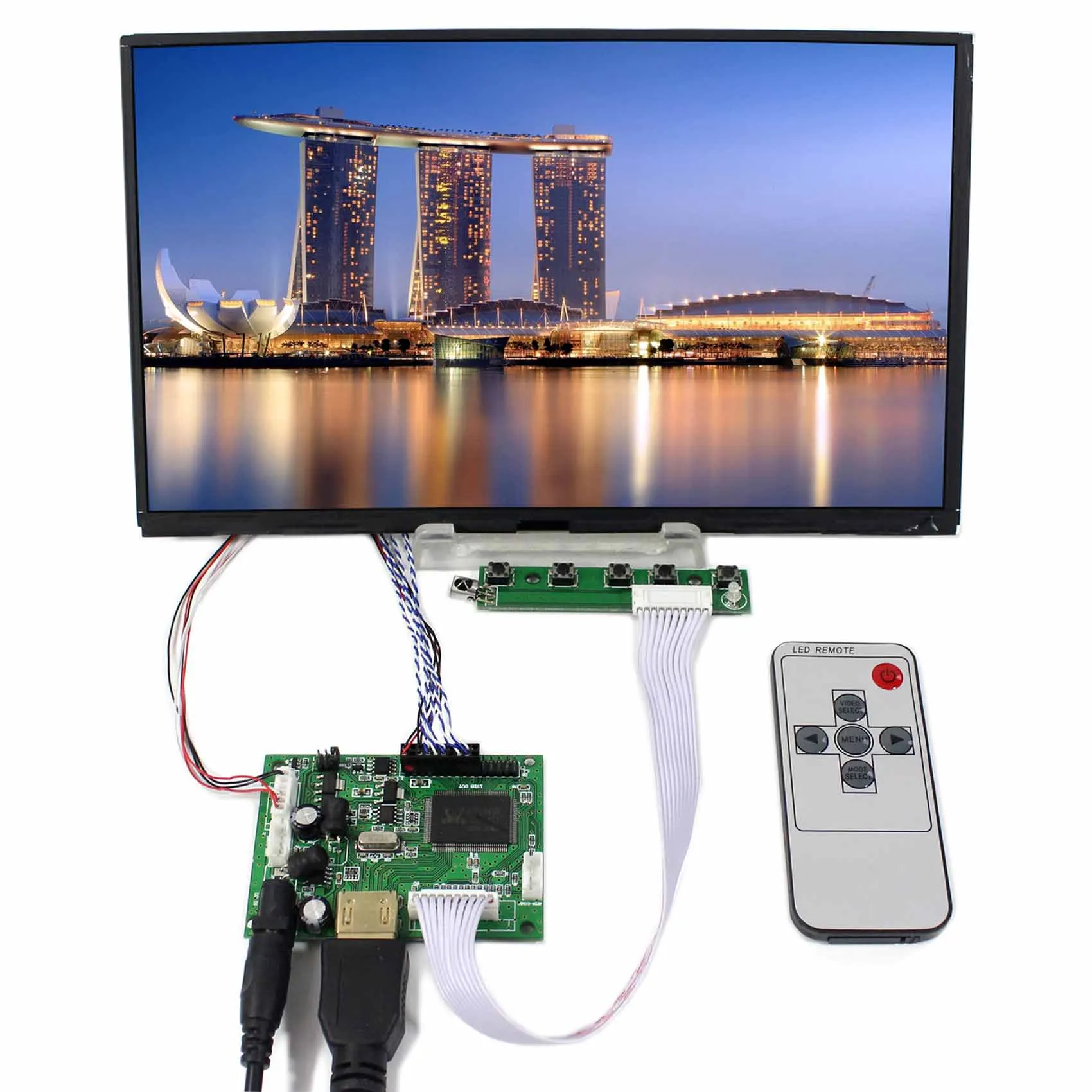 HD MI LCD Controller Board VS-TY2660H-V1+10.1inch 1366x768 B101XAN01 N101BCG IPS LCD Screen