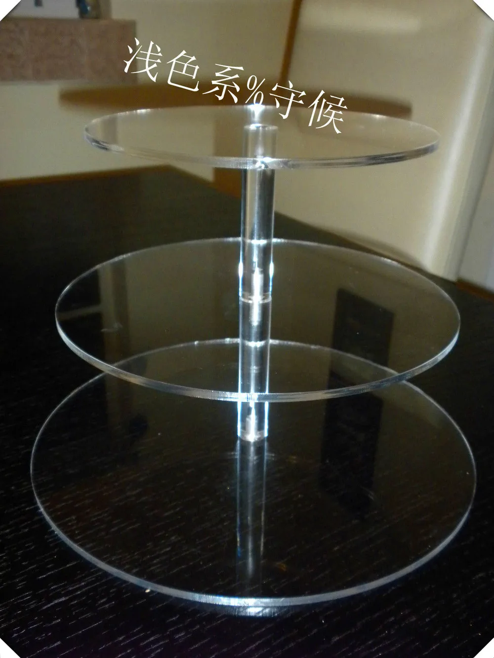 

Hot Selling Clear Wedding Favors And Gifts 3 tier Round Cupcake Stand For Birthday Cake Display Rack Wedding Decoration