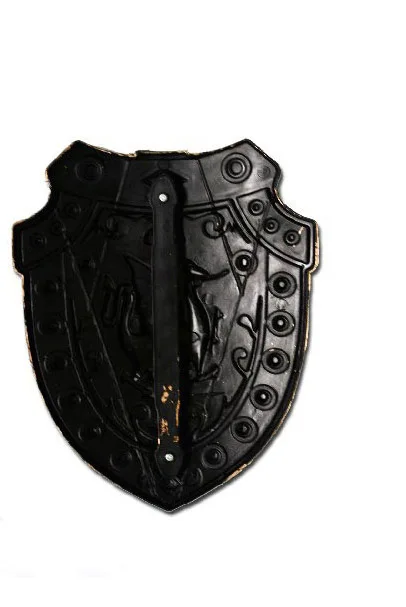 Roman Soldiers Shield Ancient European Pirates Knight Play Props The Simulation Of Metal Unisex Movie & Tv Toy Plastic 2021