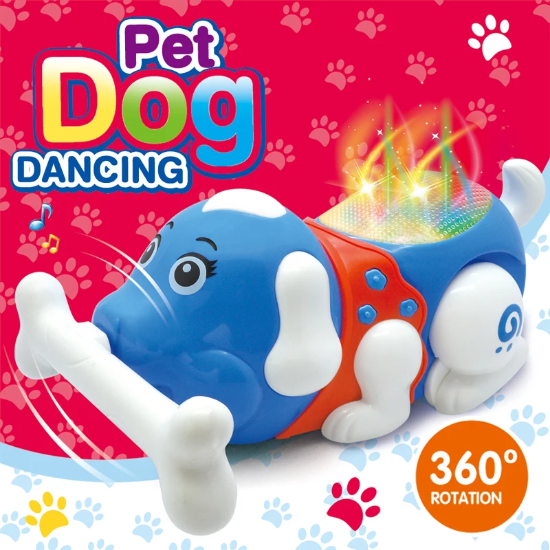 Electronic Toys Funny Dance Dog Musical Singing Walking Toy Roll Dog Pet For Kids Child Baby Gift Lighting Electronic Pets