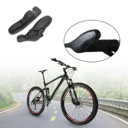 1 Pair MTB Mountain Bicycle OX Horn Shape Bar Ends Road Rubber Handlebar Bike Accewssories