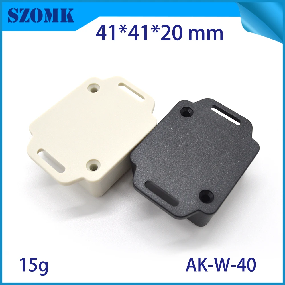 Imagem -03 - Electronic Wall Mount Plastic Box Gps Tracking Instrument Habitação para Pcb Abs Plastic Enclosure Small Case Project 20 Pcs