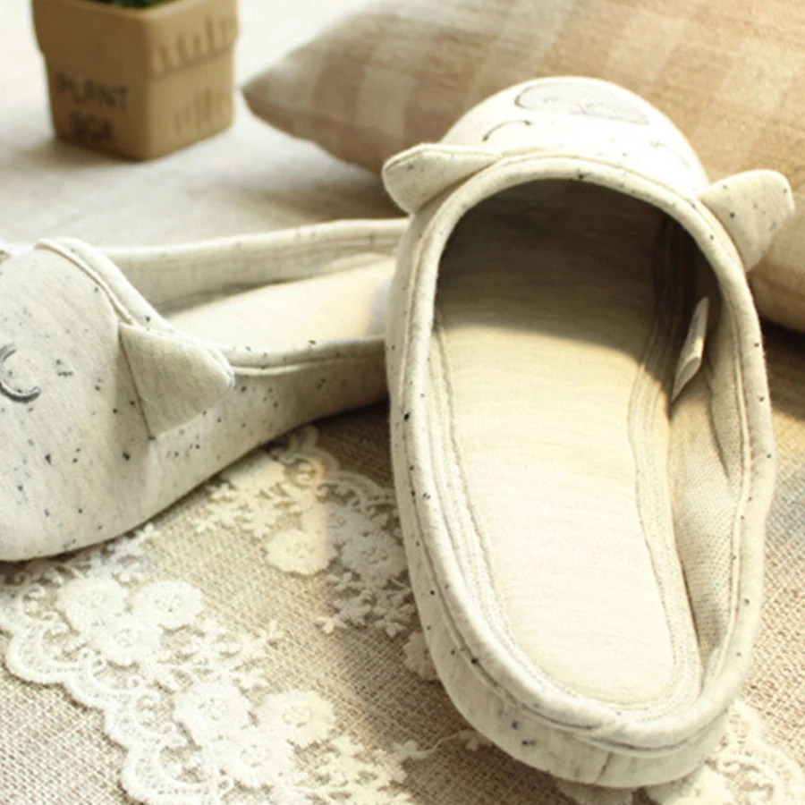 LCIZRONG Cut Bear Soft Women Home Slippers Indoor Cartoon Floor Slipper For Woman Casual Comfortable Animal Ladies Shoes
