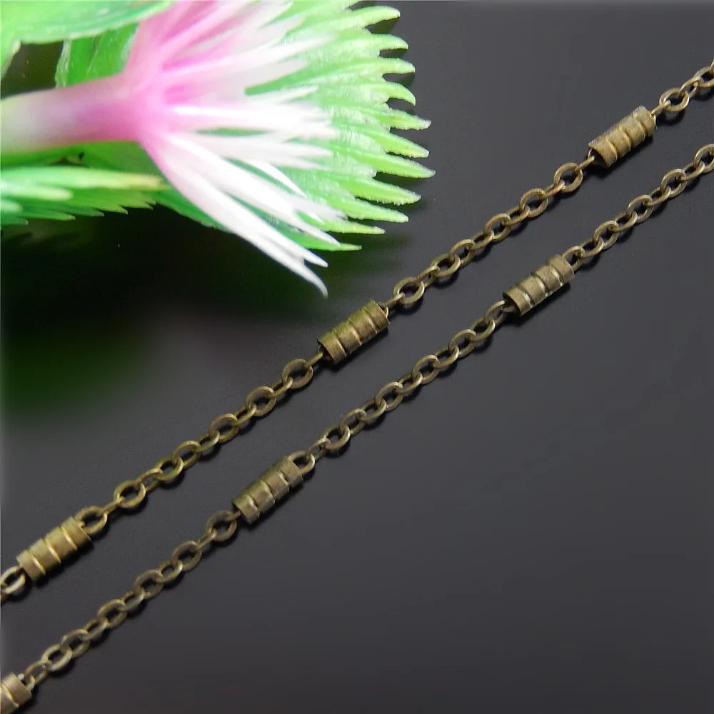 Graceangie Groothandel 1Mtopfashion Antiek Brons Plating Sieraden Ketting 2Mm Koper Materiaal Gemaakt Link Metalen