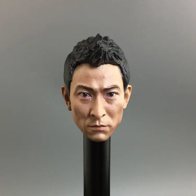 

Custom 1/6 Scale Andy Lau Head Sculpt Lau Tak Wah Headplay Infernal Affairs