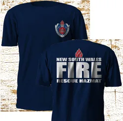New South Wales Firefighter Fire Rescue Sydney Australia Fire Newest  Men T-Shirt Fashion O-Neck Brand Men'S Tee Shirt