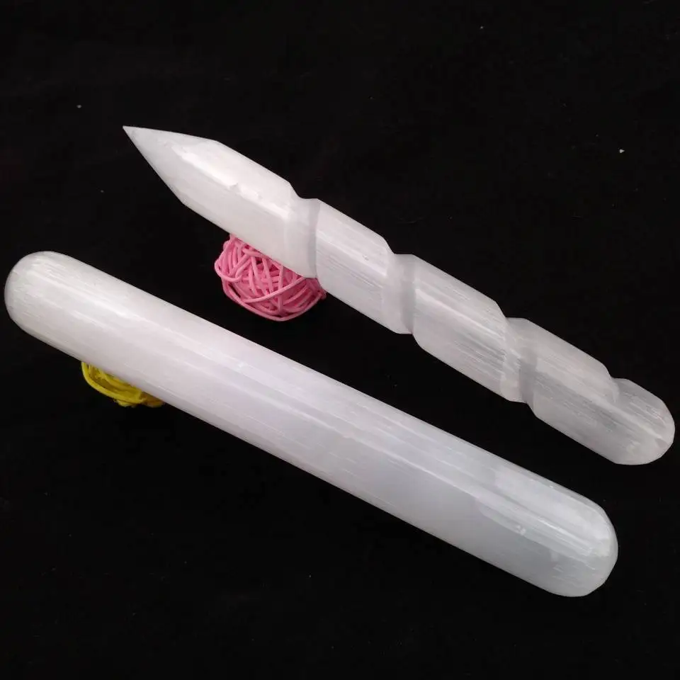 Selenite Crystal Massage Wand 