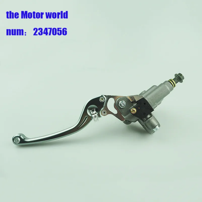 Silvery Brake Pump Master Cylinder Motorcycle lever Handlebar Hydraulic clutch Racing motorbike 155mm 22mm