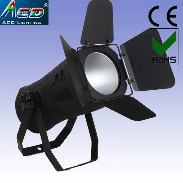 wholesale 6500k white led theater dmx lighting studio cob par work spot light with 200w led light