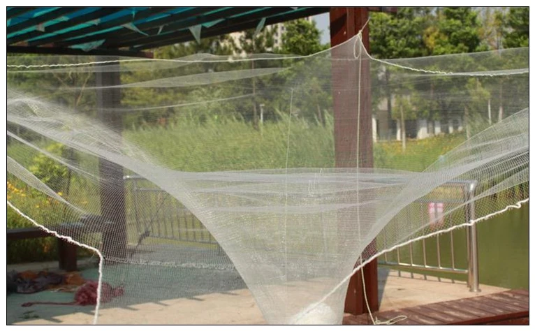 Finefish Strong Nylon Line Moving Small Mesh Fishing Net Carried Automatic Lobster Catch Fish Net Manual Pick Gillnet Cast Nets